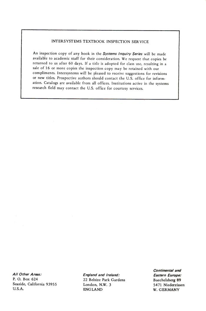 On Purposeful Systems