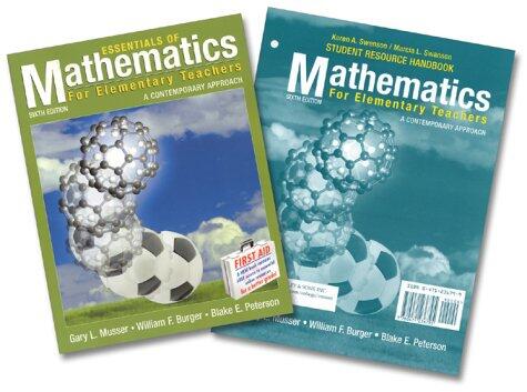 Essentials of Mathematics For Elementary Teachers: with Student Resource Handbook, 6th edition