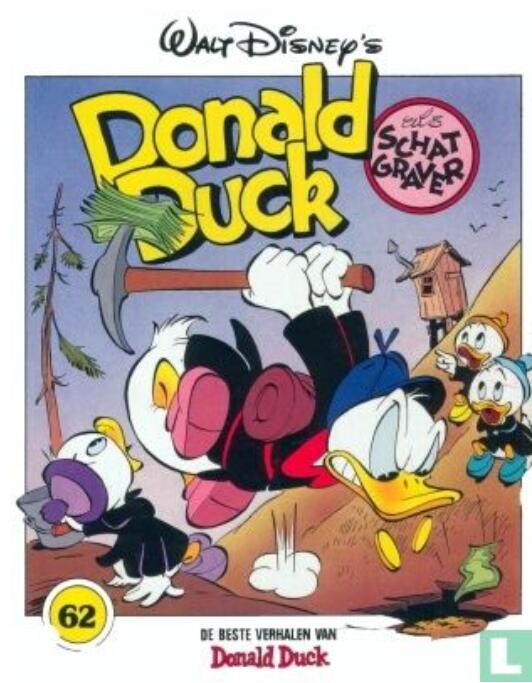 Donald Duck als schatgraver