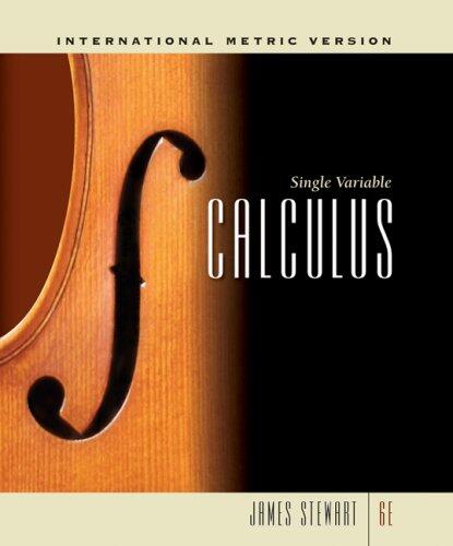 Single Variable Calculus. James Stewart