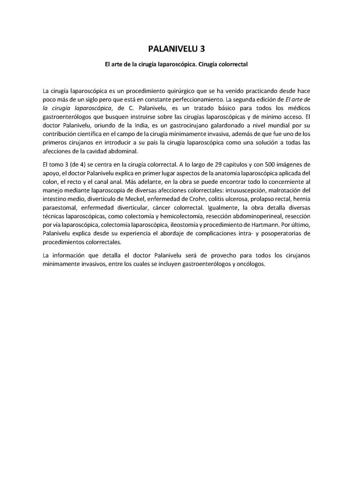 El Arte de la Cirugía Laparoscópica. Texto Didáctico y Atlas, Tomo 3: Cirugía Colorrectal