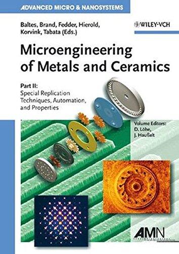 Microengineering of Metals and Ceramics: Special Replication Techniques, Automation, and Properties