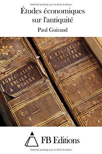 Études économiques sur l'antiquité