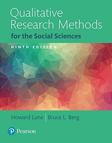 Qualitative Research Methods for the Social Sciences