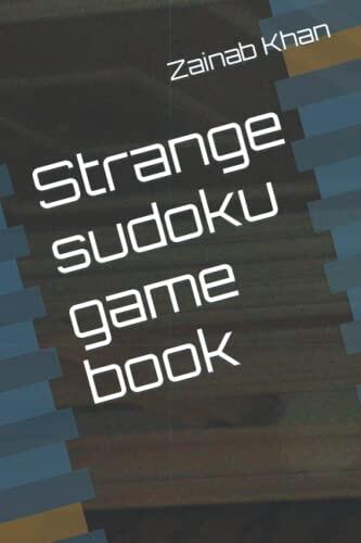 Strange sudoku game book