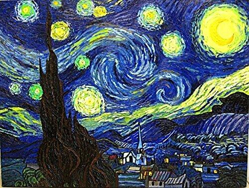 Counted Cross Stitch Patterns: Starry Night by Van Gogh
