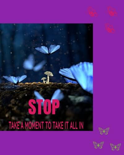 Stop Take a moment to take it all in.: journal / sketchbook