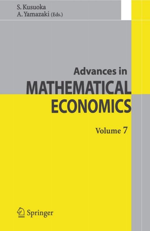 Advances in Mathematical Economics Volume 7