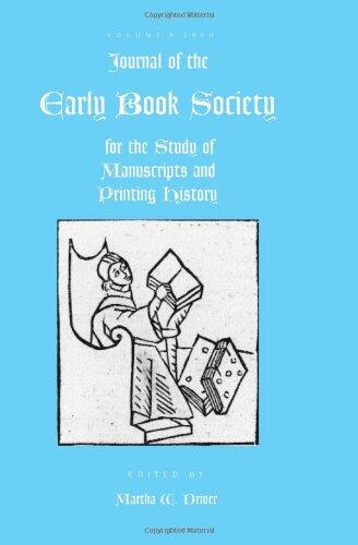 Journal of the Early Book Society (Volume 9)