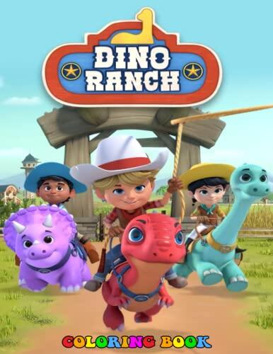 Díno Rànch Coloring Book: Díno Rànch Coloring Book For Kids, Ages 4-8, Ages 8-12 and Adults With 90+ High Quality Coloring Pages | Perfect Gift Holidays for Children