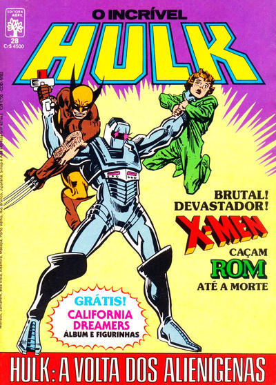 O Incrível Hulk  - Hulk A Volta dos Alienígenas / X-Men Caçam Rom até à Morte