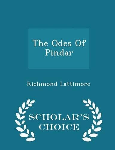The Odes of Pindar