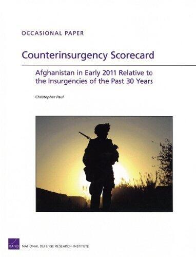 Counterinsurgency Scorecard: Afghanistan in Early 2011 Relative to the Insurgencies of the Past 30 Years