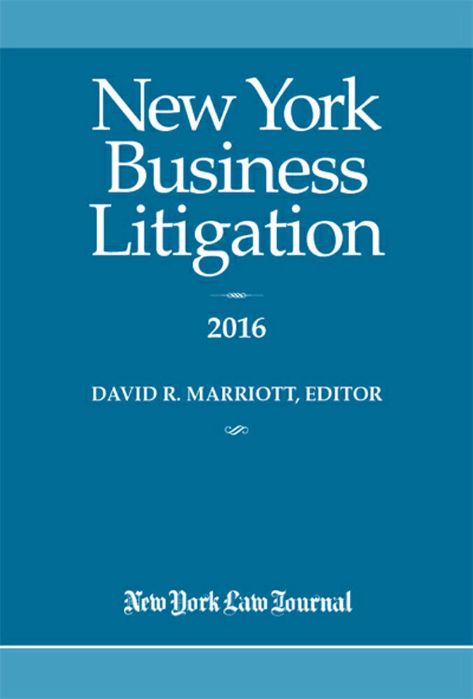 New York Business Litigation 2016