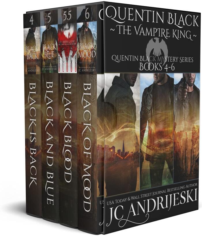 Quentin Black: The Vampire King (Quentin Black Mystery Series #4-6): A Quentin Black Paranormal Mystery Romance Collection