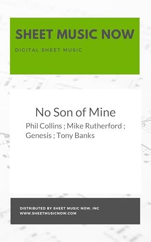 No Son of Mine Sheet Music