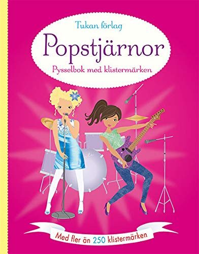 Popstjärnor: pysselbok med klistermärken