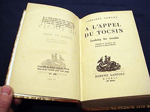 A l'appel du tocsin