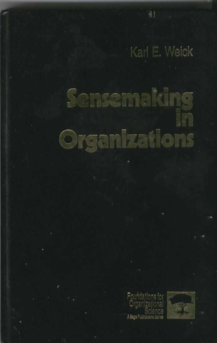 Sensemaking in Organizations