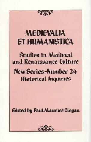 Medievalia et Humanistica, No. 24