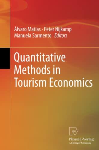 Quantitative Methods in Tourism Economics
