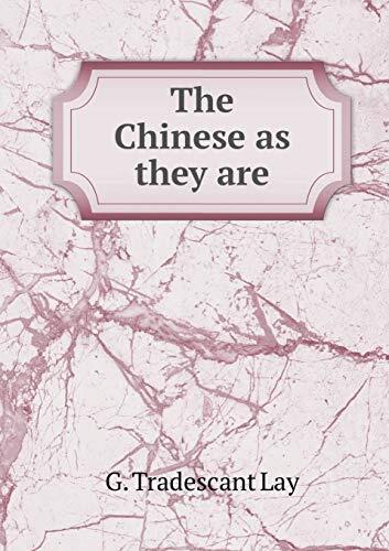 The Chinese as they are