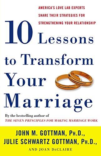 Ten Lessons to Transform Your Marriage: America's Love Lab Experts Share Their Strategies for Strengthening Your Relationship