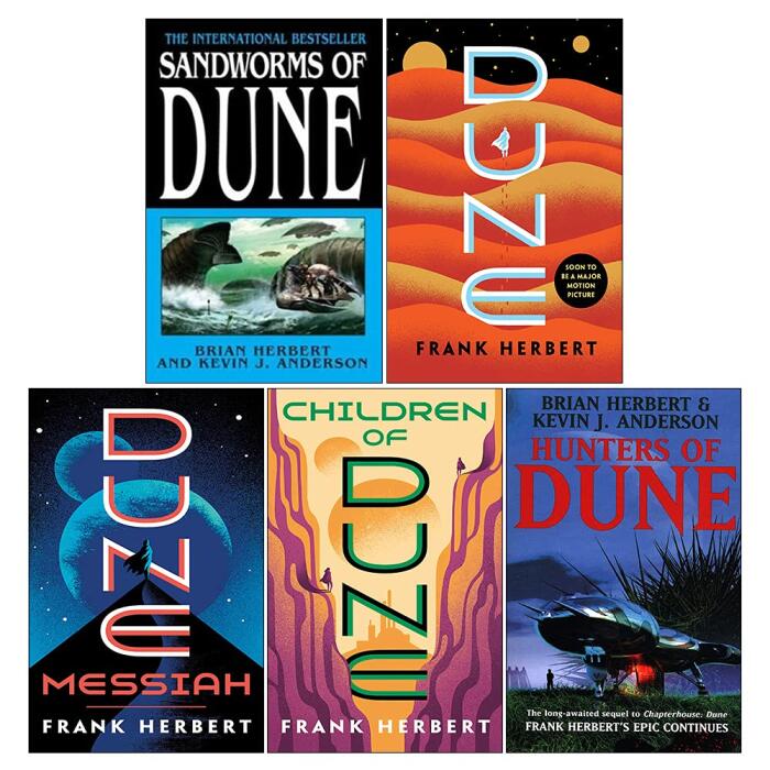 Dune Series 5 Books Collection Set