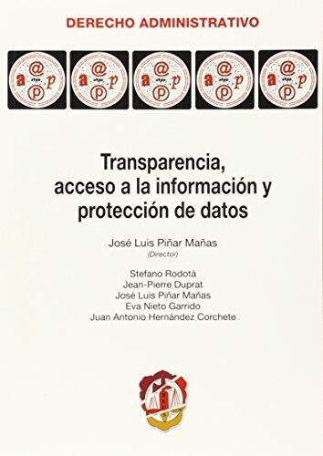 Transparencia, acceso a la información y protección de datos
