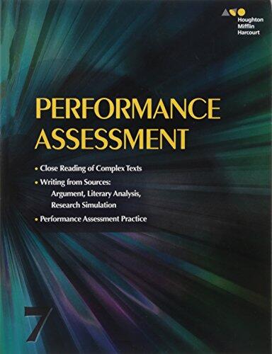 Performance Assessment Student Edition Grade 7