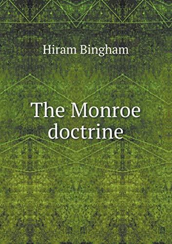 The Monroe doctrine