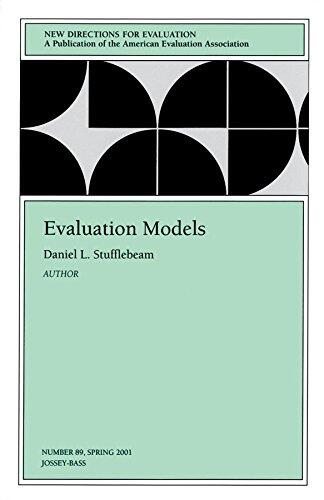[Evaluation Models Spring 2001] (By: Daniel L. Stufflebeam) [published: April, 2001]